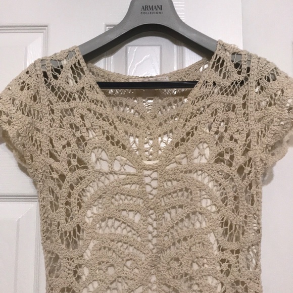 NWOT Boston Proper crochet Resort Dress  small 👗 - Picture 3 of 9
